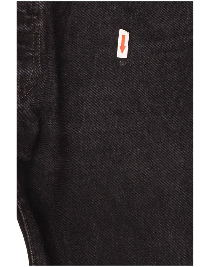 Calça jeans masculina Levi's 501 Straight W34 L32 algodão preto