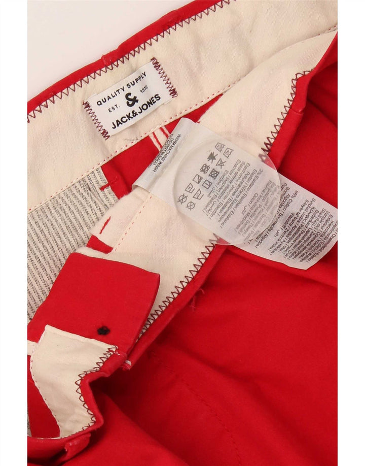 Shorts Chino Masculino Jack & Jones Médio W32 Algodão Vermelho