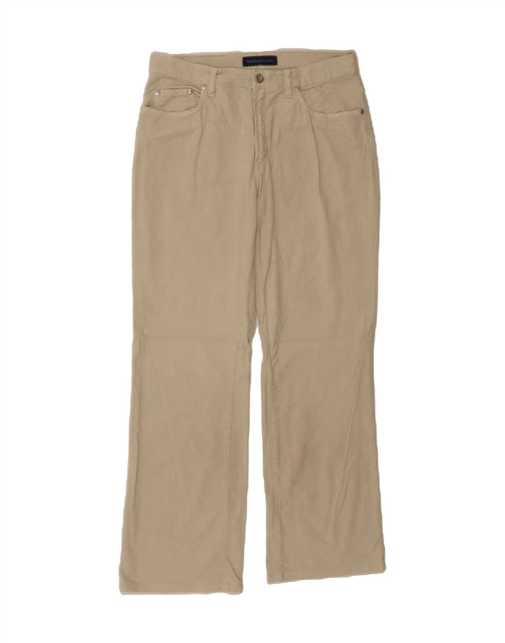 TRUSSARDI Mens Straight Casual Trousers W31 L29  Beige Cotton Vintage Trussardi and Second-Hand Trussardi from Messina Hembry 