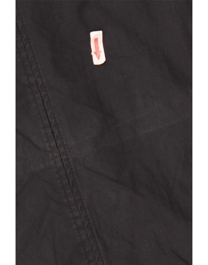 Camisa militar masculina G-Star grande algodão preto