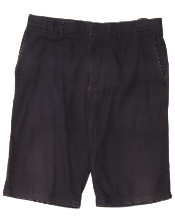 Cos Mens Chino Shorts EU 46 Pequeno W30 Azul Marinho Algodão