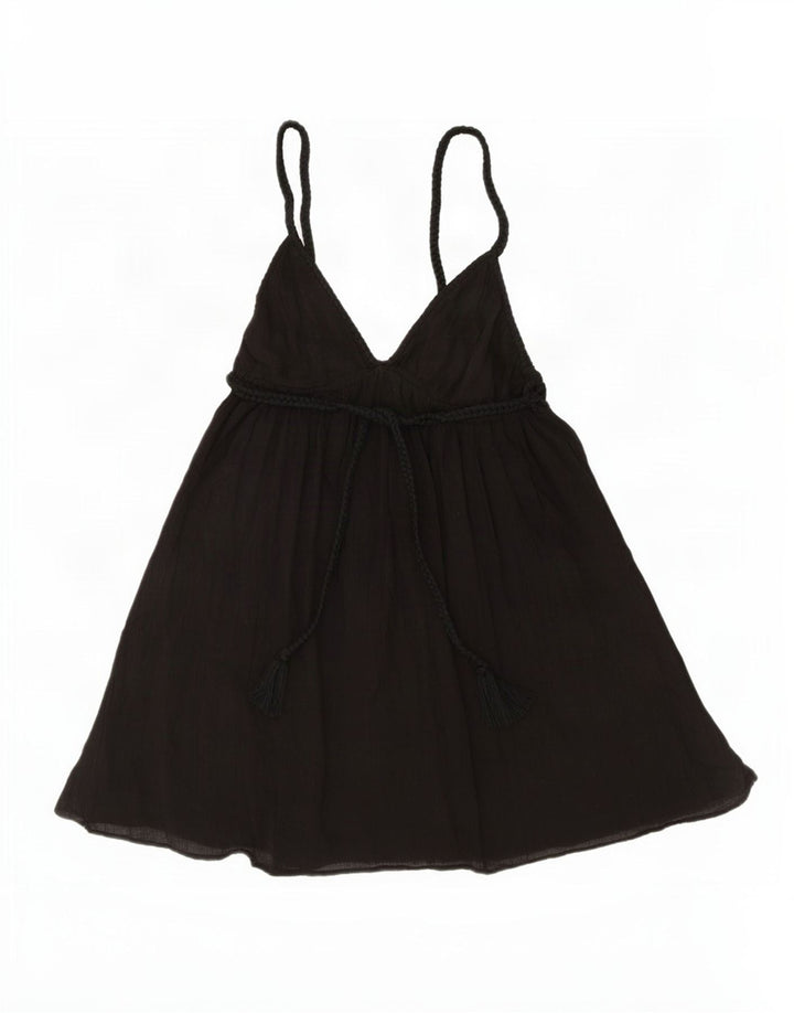 Macacão feminino Zara UK 12 algodão preto médio