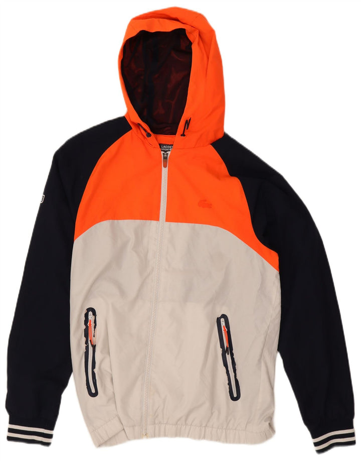 Lacoste Mens Tracksuit Top Jacket Tamanho 4 Médio Multicolorido Colourblock