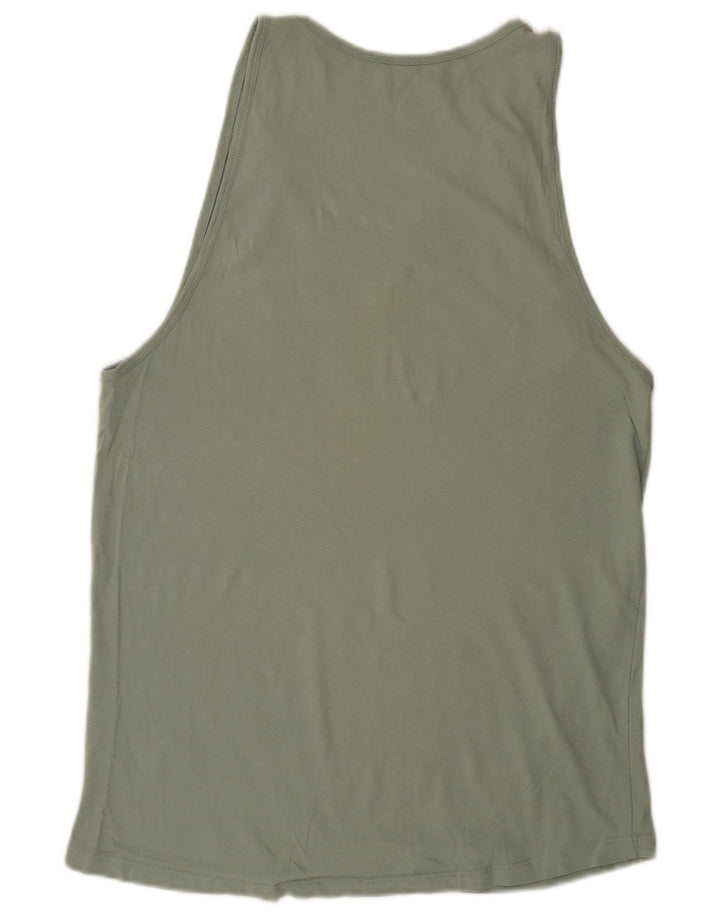 Colete gráfico masculino Jack & Jones Top grande de algodão verde