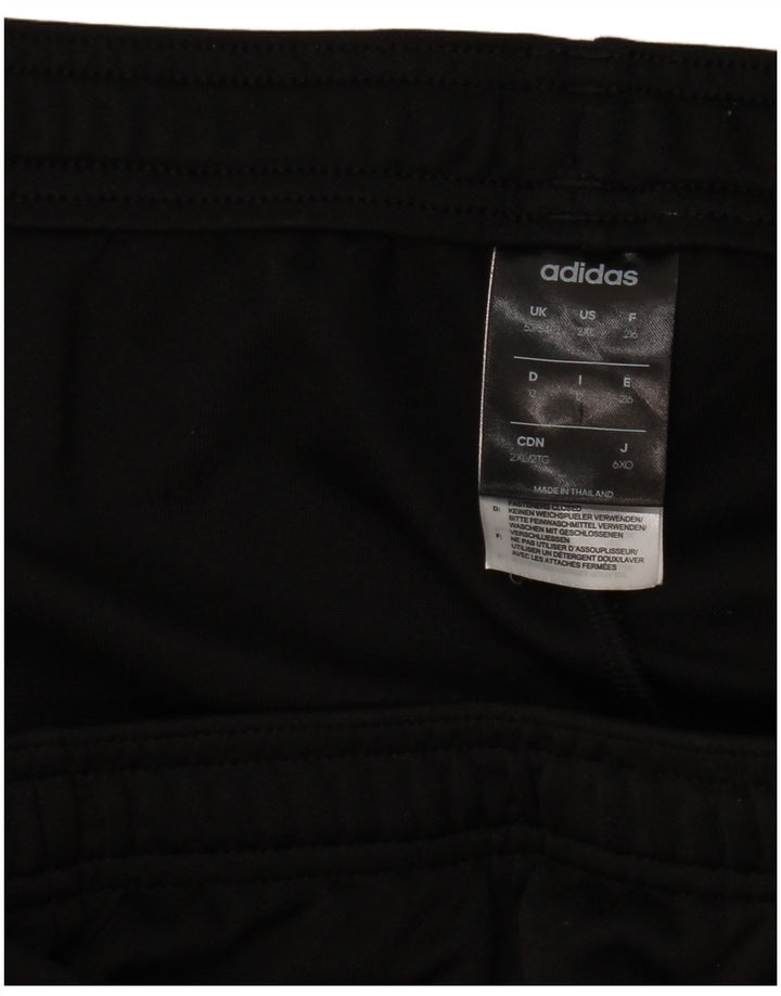Calças de treino masculinas ADIDAS UK 52/54 2XL poliéster preto