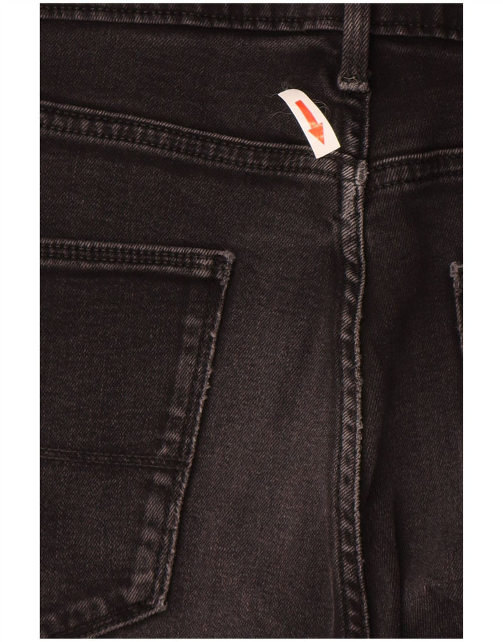 Jeans retos masculinos Marks & Spencer W34 L31 algodão preto