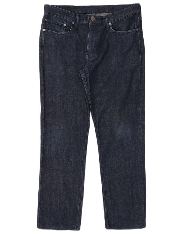 Levi's Masculino 511 Slim Jeans W34 L30 Azul Marinho Algodão