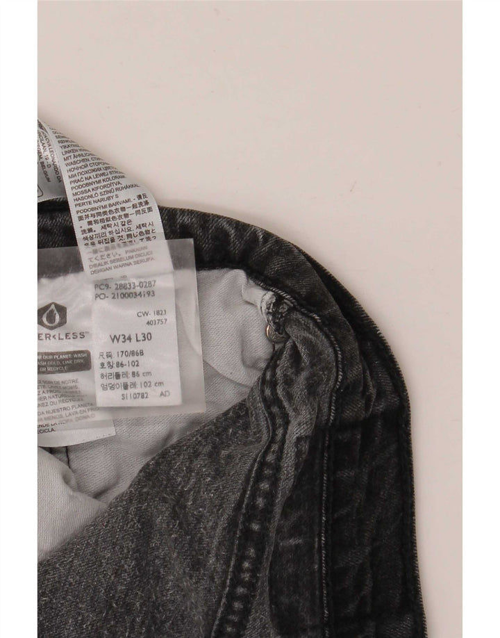 Levi's Mens Slim Jeans W34 L26 Cinza Algodão