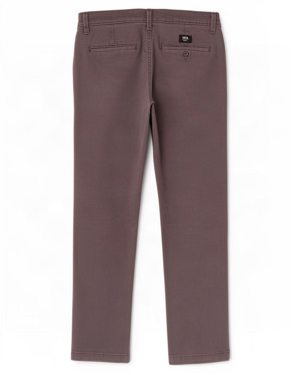 Calça Vans Masculina Slim Fit Chino W32 L32 Cinza Algodão