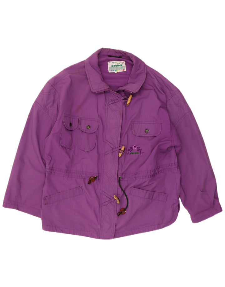 Diadora Womens Oversized Utility Jacket UK 16 Grande Roxo