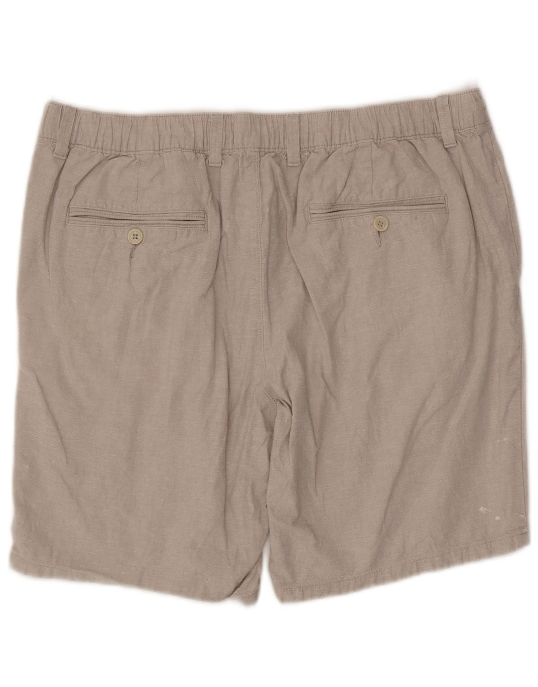 Shorts Chino masculino Marks & Spencer W36 grande algodão cinza