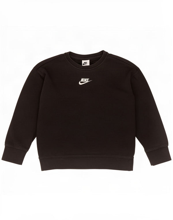 Moletom Nike Girls Jumper 10-11 Anos Médio Algodão Preto