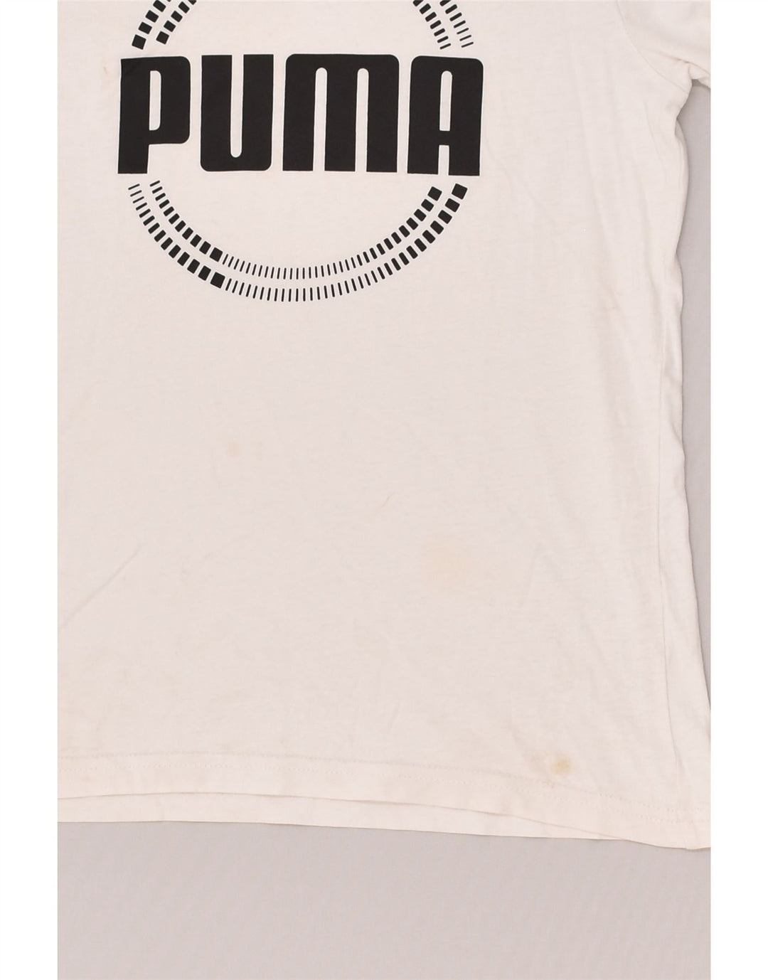 PUMA Boys Graphic T-Shirt Top 11-12 Years White | Vintage Puma | Thrift | Second-Hand Puma | Used Clothing | Messina Hembry 