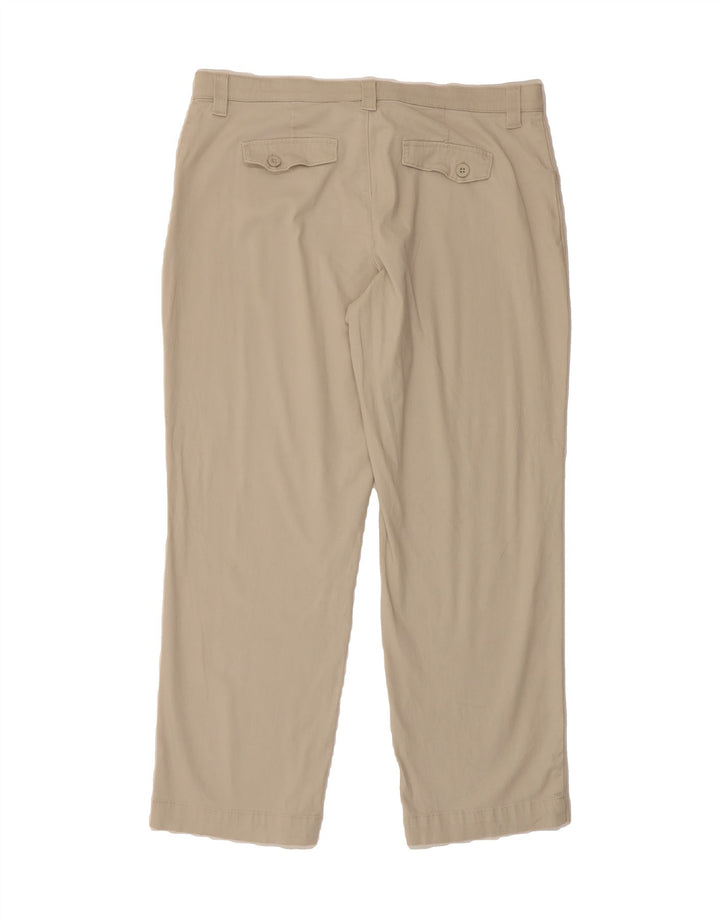 LEE Womens Comfort Fit Straight Casual Trousers W40 L30 Beige Vintage Lee and Second-Hand Lee from Messina Hembry 