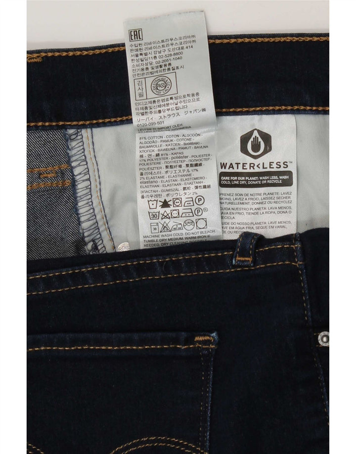 Calça jeans feminina Levi's 312 Shaping Slim W31 L30 azul marinho algodão