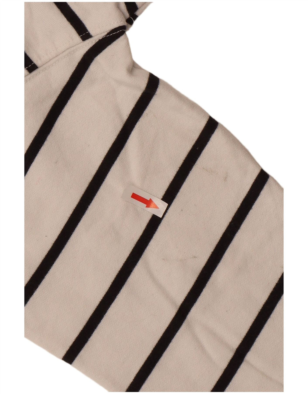 Zara Meninos Moletom Jumper 11-12 Anos Branco Listrado Algodão