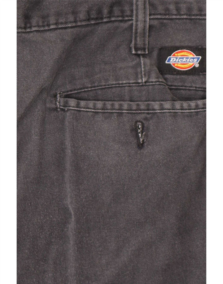 Calças Dickies Mens Straight Cargo W40 L30 Cinza Poliéster