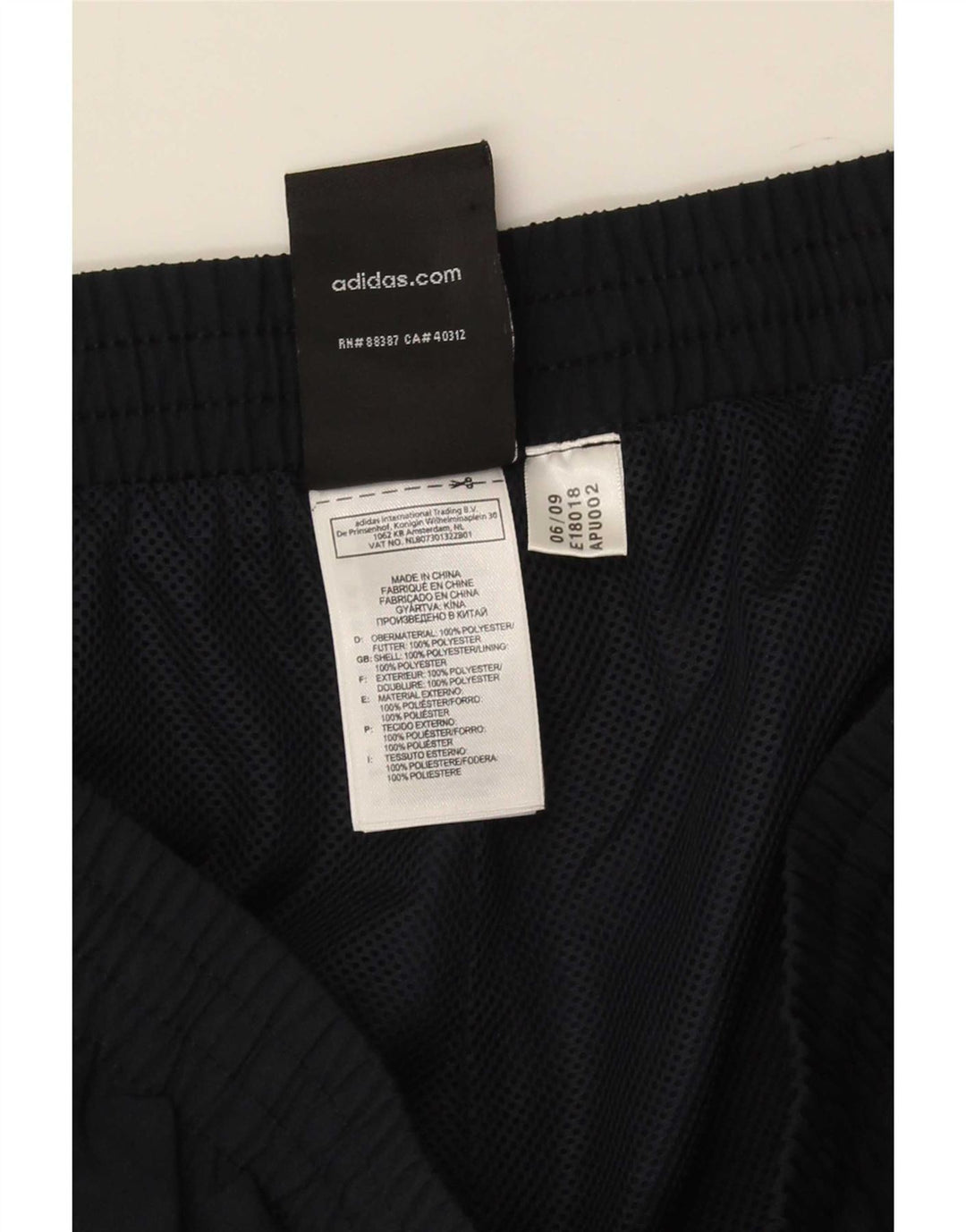Adidas Masculino Clima 365 Sport Shorts Grande Azul Marinho Poliéster