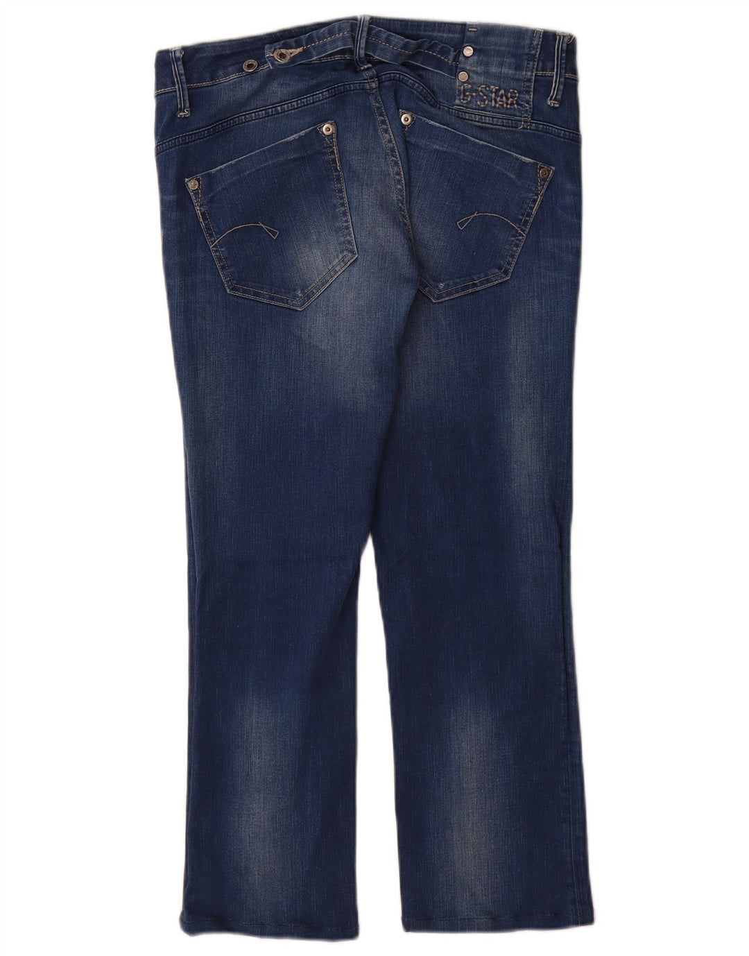 Calça jeans feminina cintura baixa G-Star W30 L27 azul