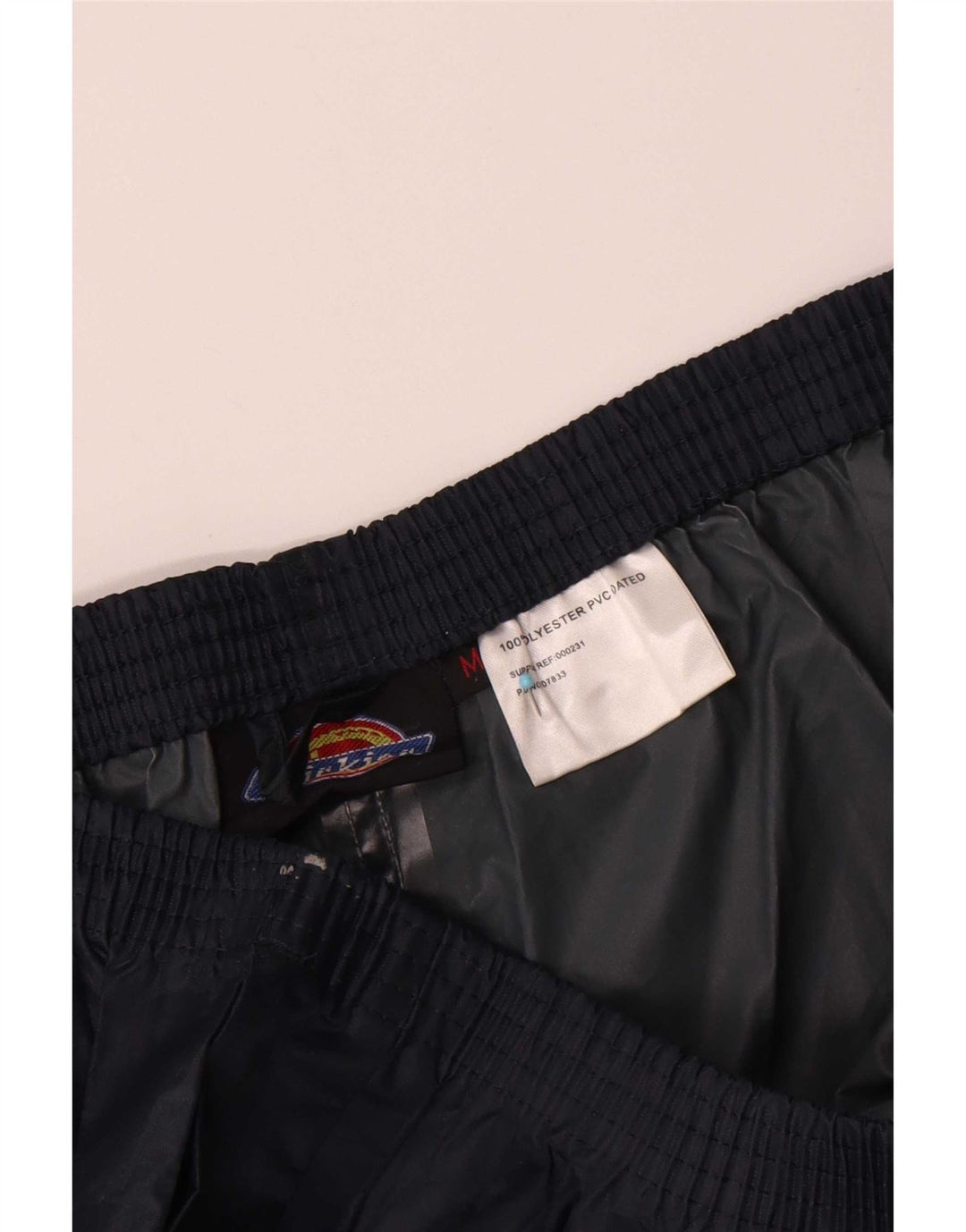 Calça impermeável masculina Dickies poliéster azul marinho médio
