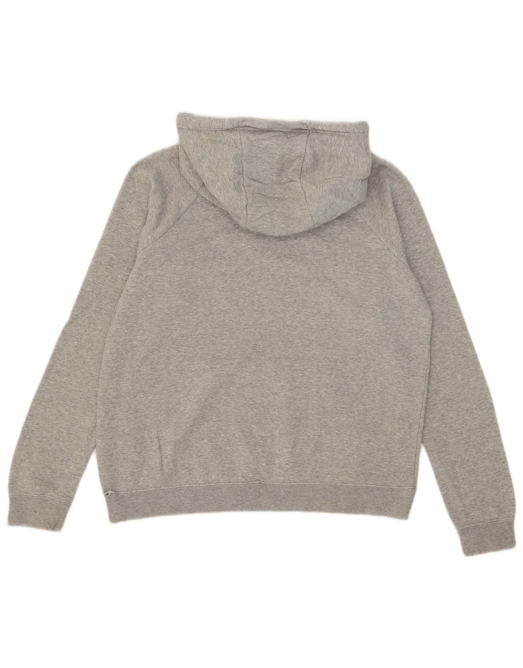 Nike Womens Hoodie Jumper UK 14 Médio Cinza Algodão