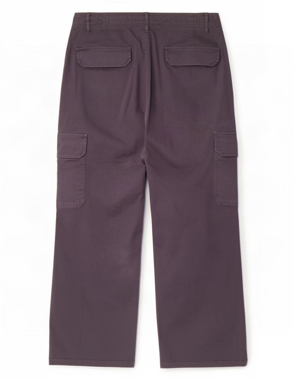 Calça cargo reta masculina Zara EU 44 XL W34 L26 algodão cinza
