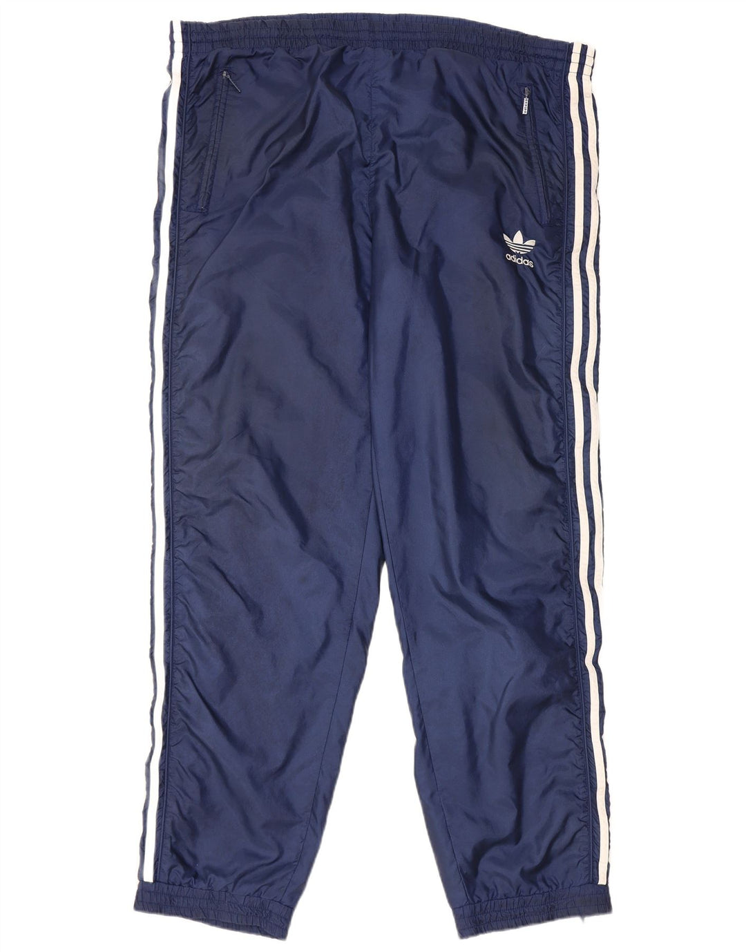 Calça de treino masculina Adidas UK 40 médio azul marinho poliamida