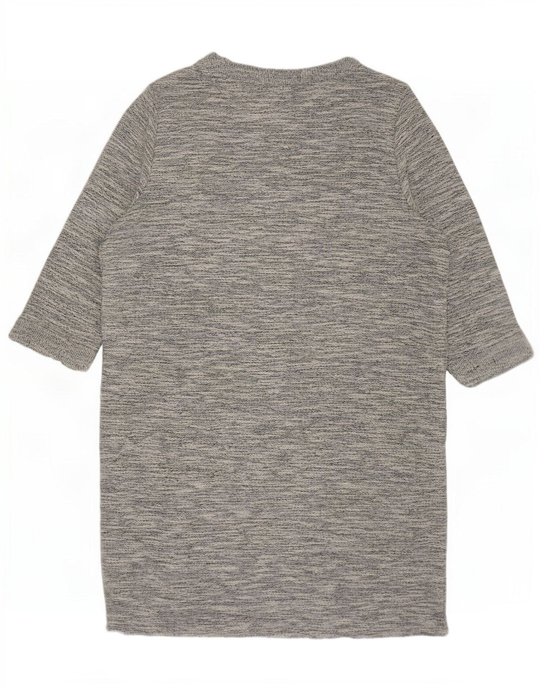 Vestido feminino Marks & Spencer manga 3/4 Shift UK 20 2XL cinza manchado