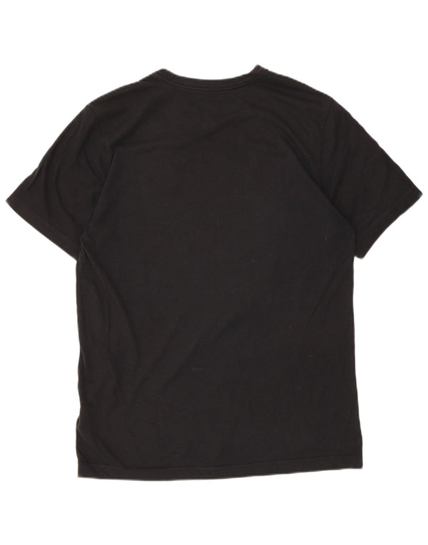 Camiseta Nike Masculina Dri Fit Graphic Top Médio Algodão Preto