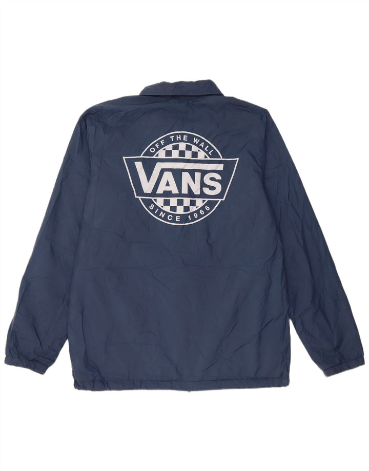 Jaqueta Vans Mens Graphic Bomber UK 38 Médio Azul Marinho Poliéster