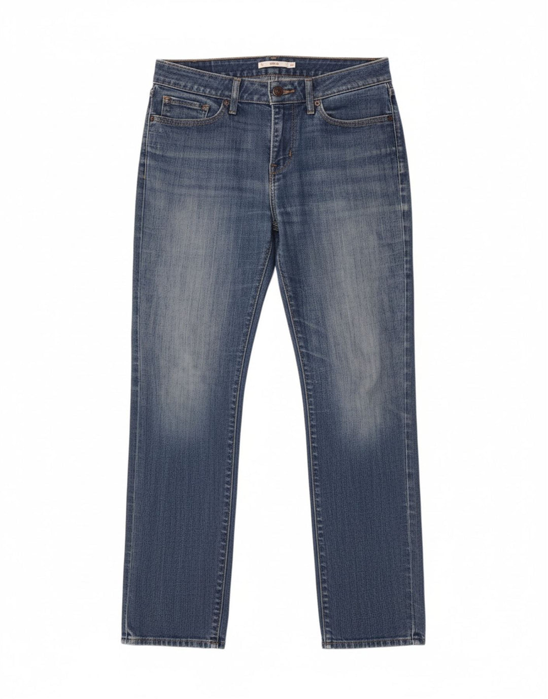 LEVI'S Feminino 712 Slim Jeans W30 L30 Azul Algodão