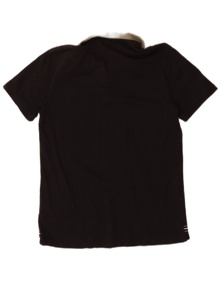 Camisa polo masculina Gas grande algodão preto