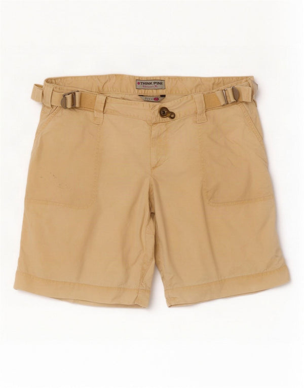 Shorts cargo feminino Think Pink IT 48 XL W36 bege
