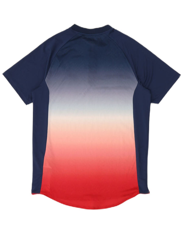 Ellesse Camiseta Masculina Top Pequeno Poliéster Colourblock Azul Marinho
