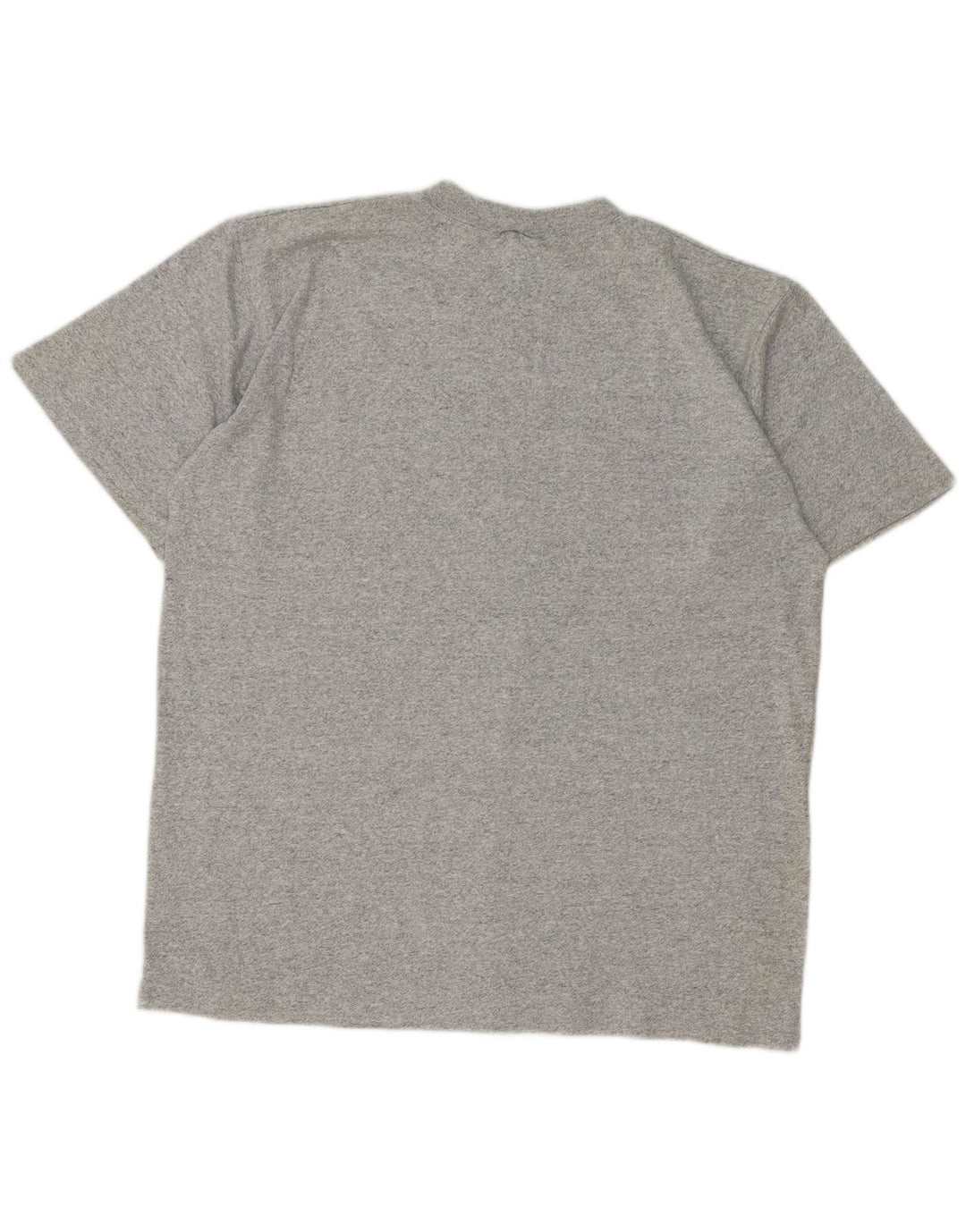 Camiseta masculina Champion grande algodão manchado cinza