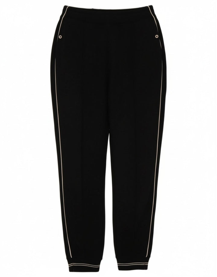 Calça de treino feminina Champion Joggers UK 10 pequeno poliéster preto