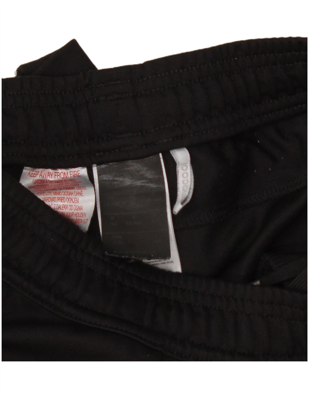 ADIDAS Boys Climacool Tracksuit Trousers 13-14 Years Black Polyester