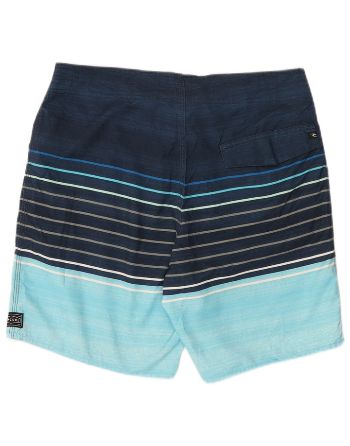 Shorts de natação masculino Rip Curl médio azul marinho Colourblock poliéster