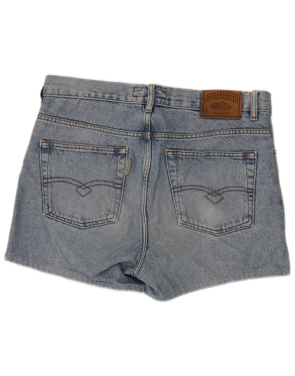 Shorts jeans masculino Southern W36 grande algodão azul