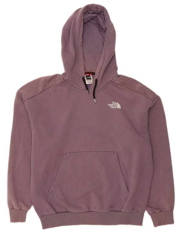 Suéter com capuz gráfico feminino The North Face Reino Unido 16 grande algodão roxo