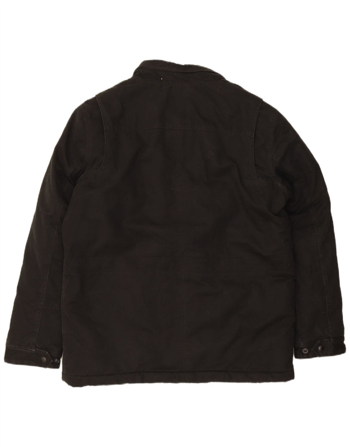 Jaqueta acolchoada masculina WRANGLER UK 42 XL algodão preto