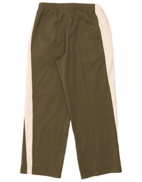 Calça de treino masculina Puma grande cáqui colorblock poliéster