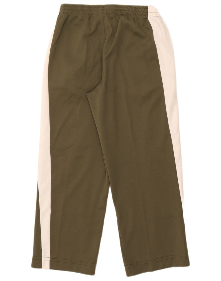 Calça de treino masculina Puma grande cáqui colorblock poliéster