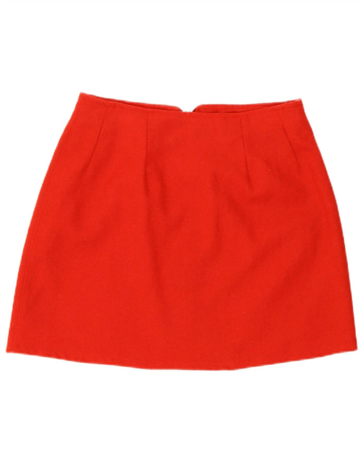 Mini saia feminina vintage média W28 vermelha
