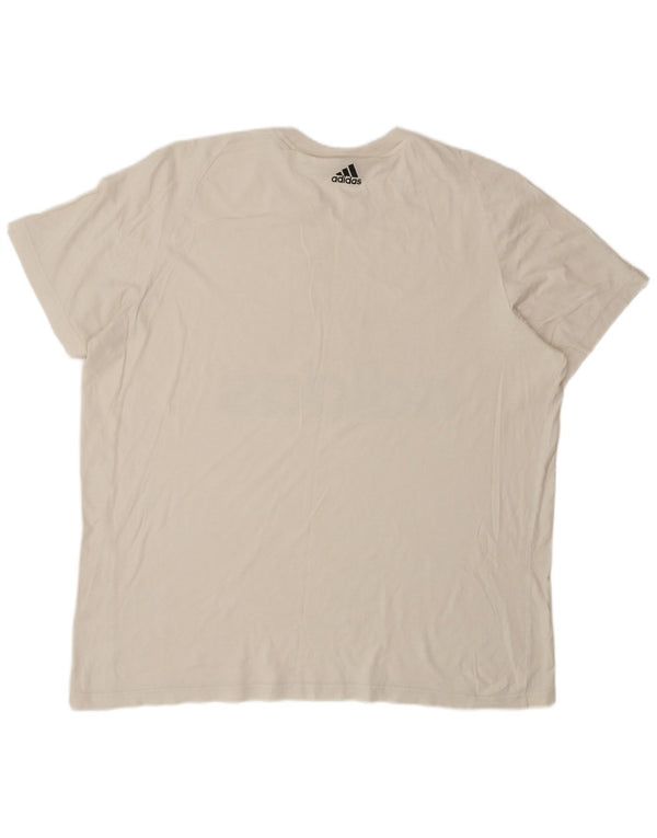Camiseta Adidas Masculina Graphic Top 2XL Off White