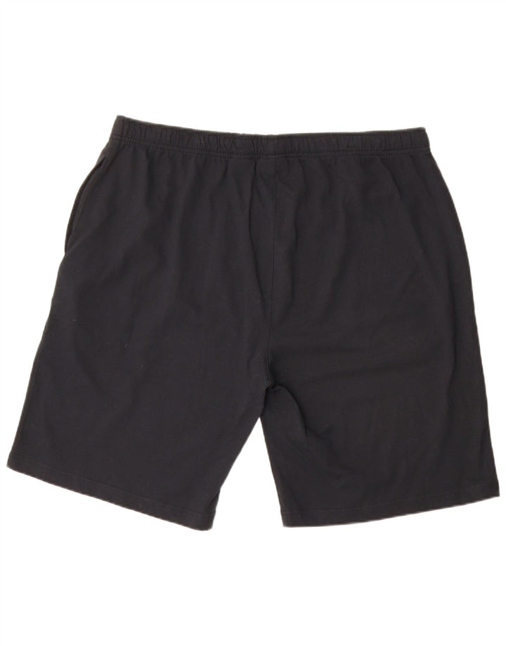Shorts esportivos masculinos Fila 2XL algodão azul marinho