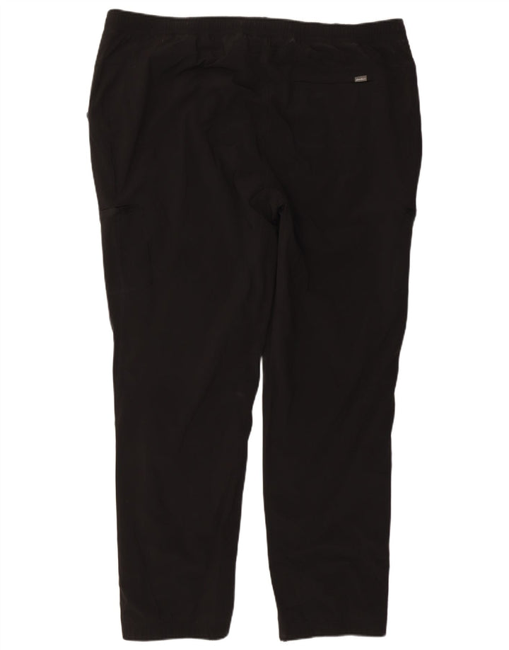 Calça esportiva feminina EDDIE BAUER US 22 3XL poliéster preto