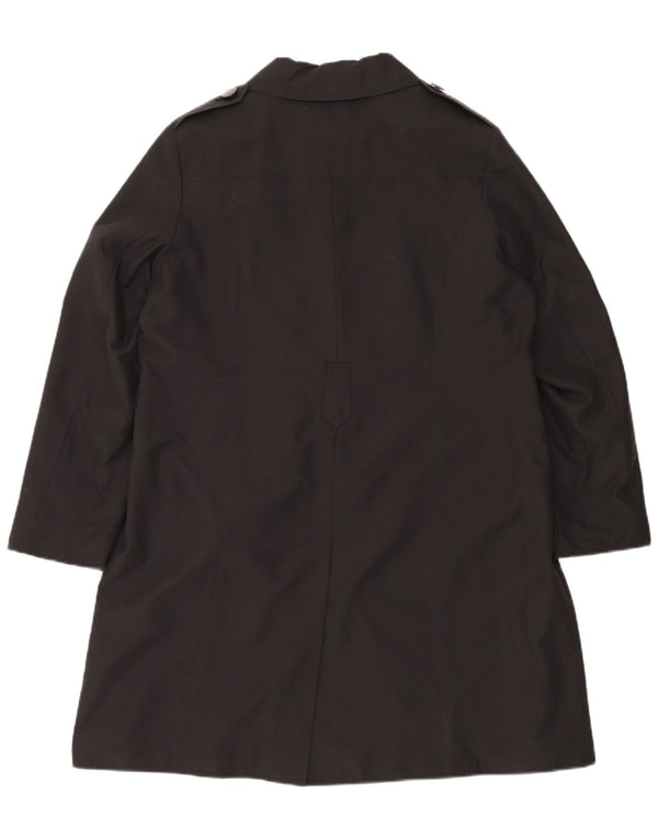 Casaco impermeável feminino Marks & Spencer UK 20 2XL preto poliéster