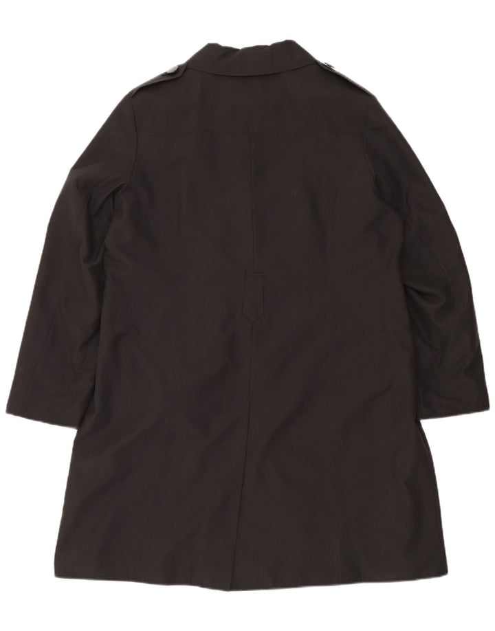 Casaco impermeável feminino Marks & Spencer UK 20 2XL preto poliéster