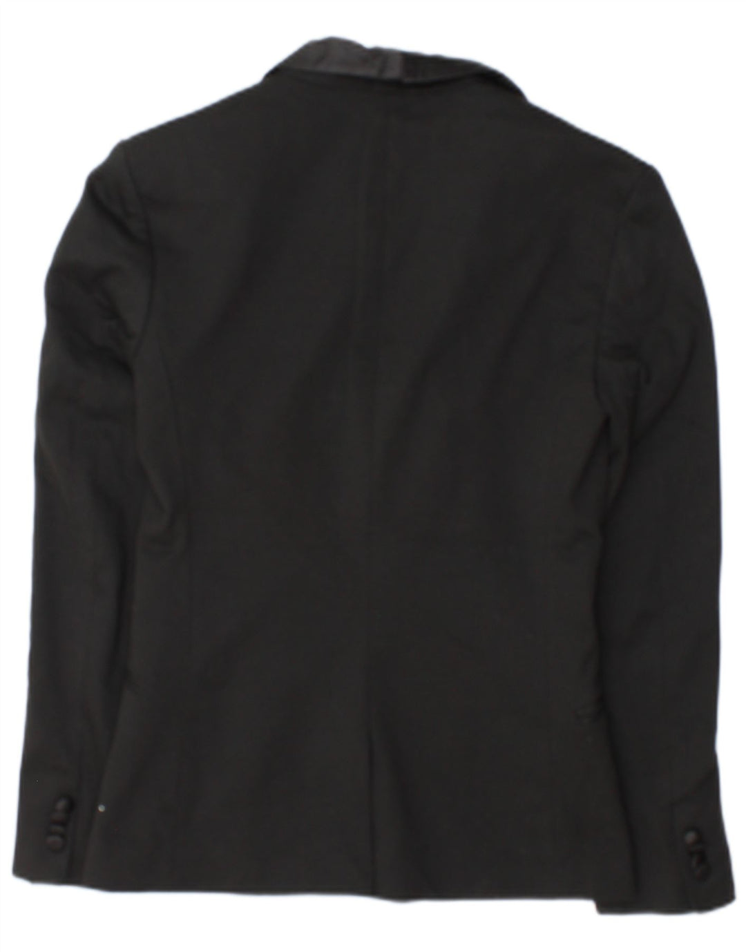 Jaqueta blazer masculina Zara com 1 botão Reino Unido 36 poliéster preto pequeno